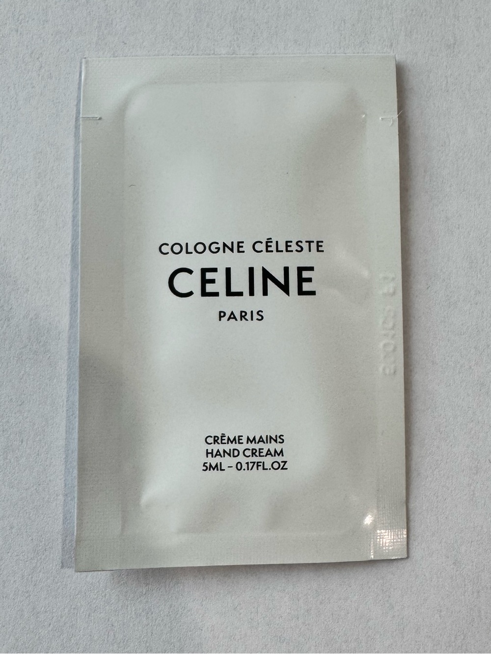 Celine Hand Cream Sample 0.17 oz